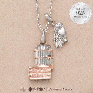 Official Harry Potter Hedwig Owl Necklace - 925 Sterling Silver